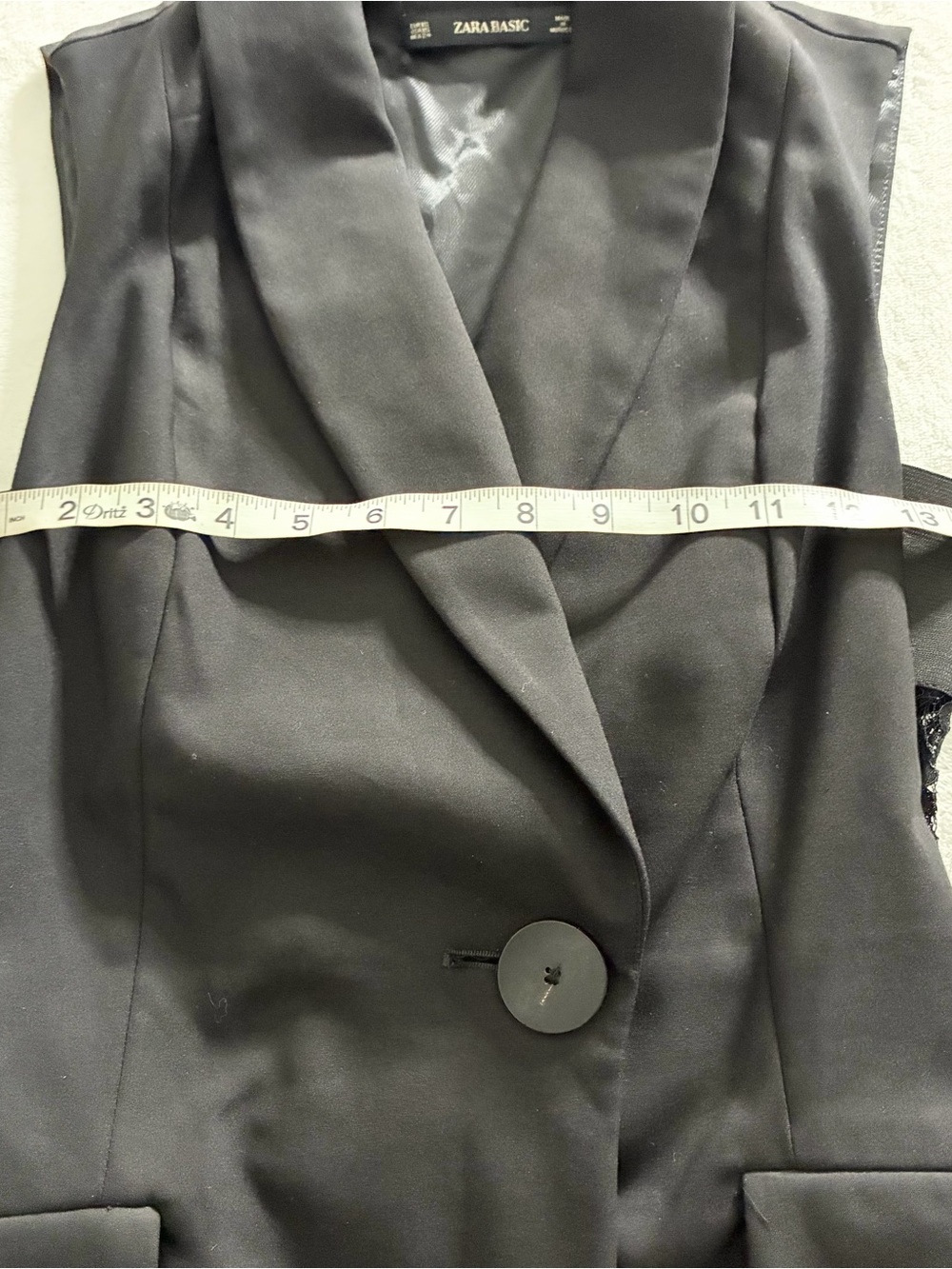 ZARA Black Suit Romper - Picture 5 of 6